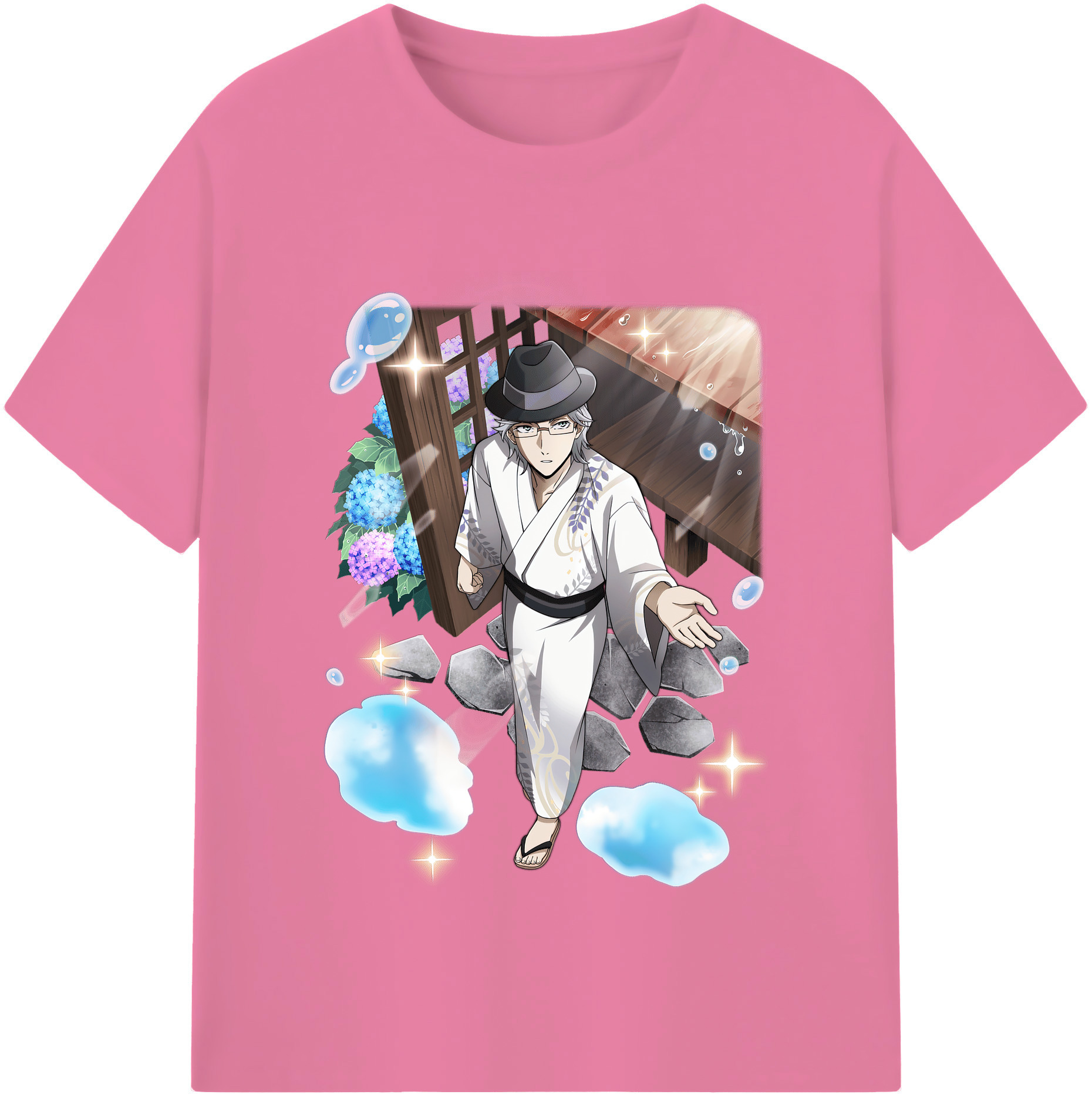 （画像用） 文豪ストレイドッグス Bungo Stray Dogs 綿100％半袖Tシャツ（フロントプリント）